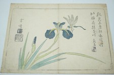 Xilografia giapponese 1830 originale 1830 di Ooka Unpo dal Giappone 0603F2