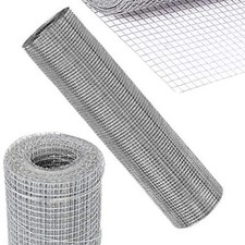 Rete Metallica Elettrosaldata 50cm x 10mt Maglia 6 x 6 mm Zincata Recinsione