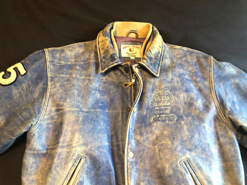Giacca guess varsity pelle - guess,