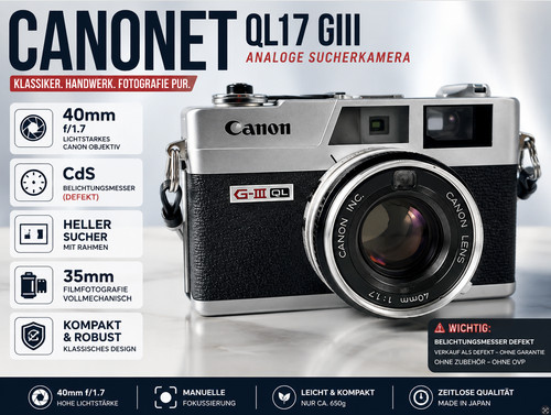 Canon canonet ql17 giii - ql17, g3