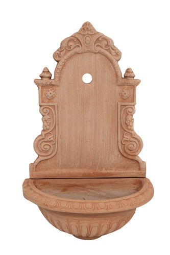 Fontana muro terracotta - fontana,