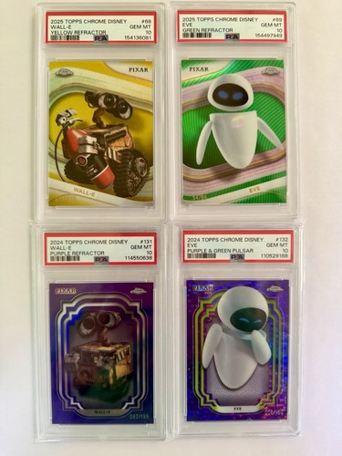Topps chrome disney wall psa - disney,