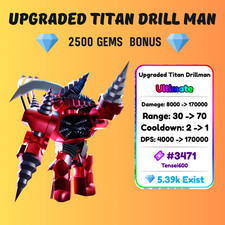 Upgraded Titan Drill Man |
