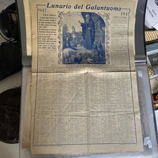 Lunario del galantuomo 1947 calendario Sant’Antonio Abate originale ottimo