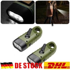 Torcia LED Solare Manovella