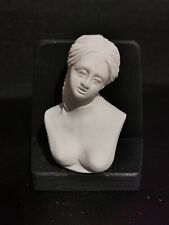 Testa Grezza Ragazza Presepe Pastore Terracotta Personaggi Componibile cm 20/25 