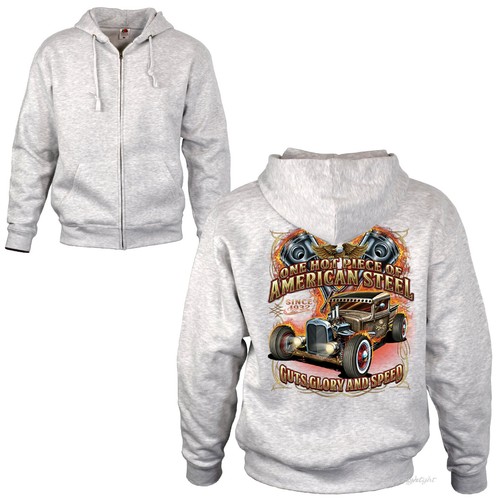 Hot rod giacca cappuccio felpa - rod,