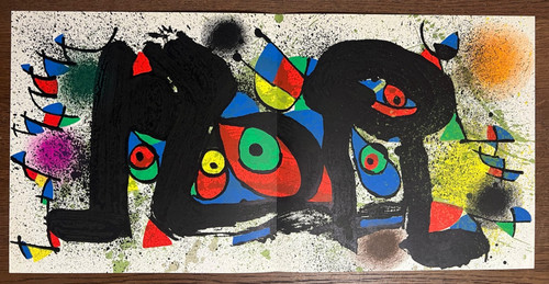 Joan miro litografia pietra - joan,