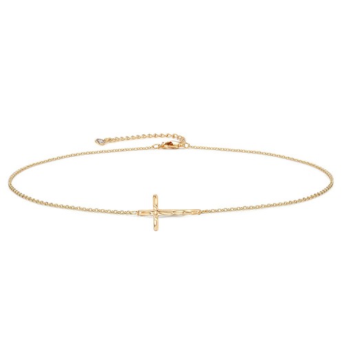 Collana croce laterale - collana,