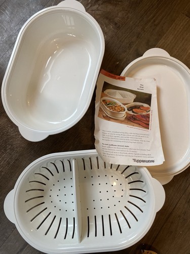 Tupperware oval server with - tupperware,