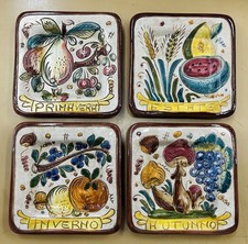 Deruta Pottery - Set Of 4