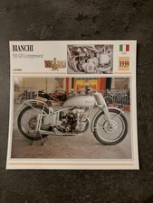 CARTE FICHE MOTO collection