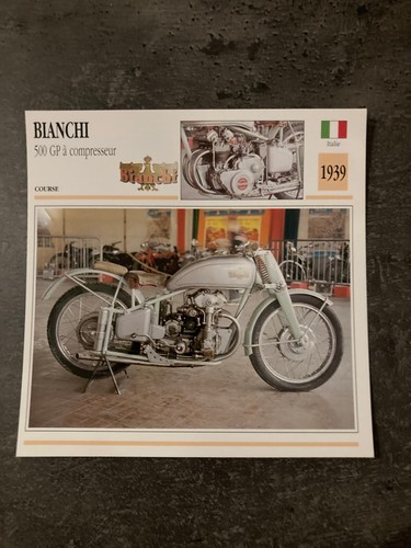 Carte fiche moto collection - carte,