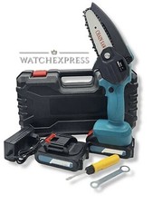 motosega PROFESSIONALE + valigetta 2 Batterie Elettrosega elettrica tagliarami