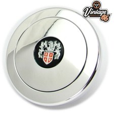 Cerchio in legno auto classica Austin lega lucida volante capo corno spinta centro