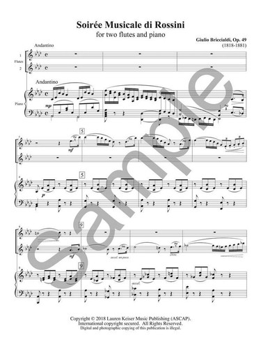Three duos for two flutes - three,