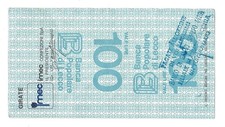 Miniassegno compensato banca - miniassegno,