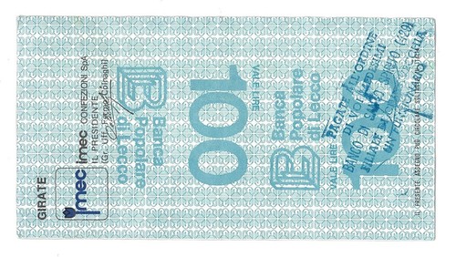 Miniassegni compensato - miniassegni,