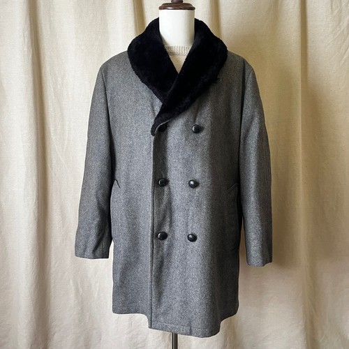 Cappotto lana grigio vintage