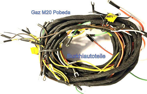 Cablaggio gaz m20 - gaz, pobeda