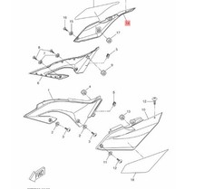 YAMAHA WR125 R/X CARENA