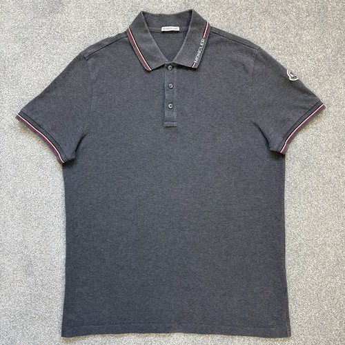 Polo moncler grigio scuro - polo,