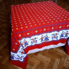 Tovaglia rossa vintage - , in