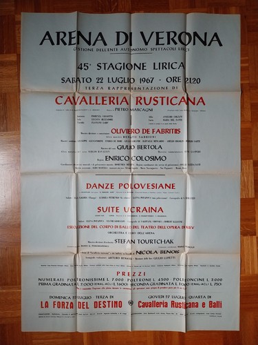 Cavalleria rusticana locandina - rusticana,