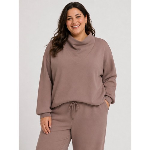 Felpa varley betsy marrone - felpa,
