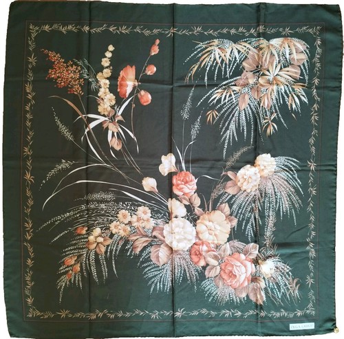 Foulard vintage verde - foulard,