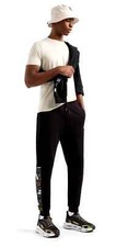 EMPORIO ARMANI EA7 3DPP88 PJEQZ MAN JERSEY TROUSER PANTALONI UOMO JOGGER NERO