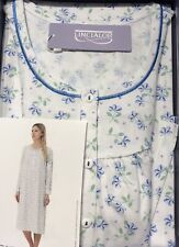 OFFERTA Camicia da notte 100% Cotone Leggero con carrè Linclalor manica lunga