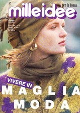 MILLEIDEE N. 10 OTTOBRE 1986 MODA ITALIAN FASHION MAGAZINE MAGLIA CUCITO
