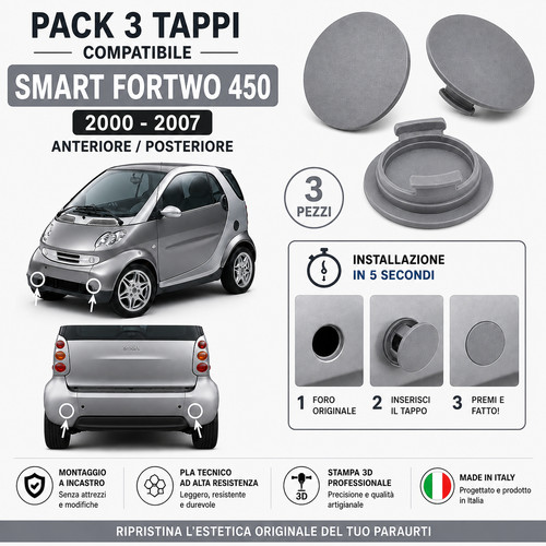 Kit tappi copri - tappi, foro