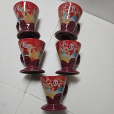 5 tazze liquore FRANGELICO Linda Frichtel musicisti Dream Designer Art 1999