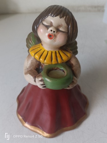 Angelo statuina ceramica - ceramica, thun