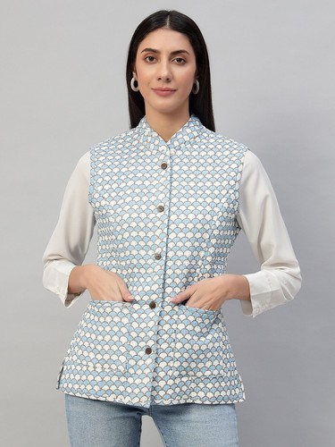 Gilet trapuntato reversibile - trapuntato,