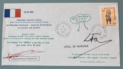 Vol concorde 1985 atoll de - -,