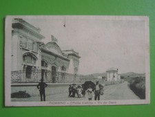 TOSCANA : PIOMBINO (LI) OFFICINA ELETTRICA E VIA DEL DESCO VIAGGIATA  ANNO 1920