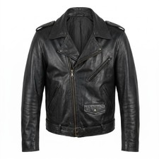 Vintage dressing leather biker - leather,