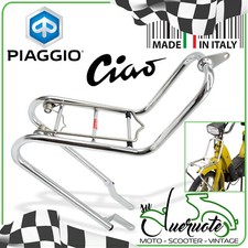 PORTAPACCHI PIAGGIO CIAO ANTERIORE CROMATO MANUBRIO PARAFANGO FORCELLA 1967-2004