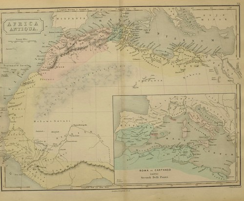 1868 hand coloured - hand, map