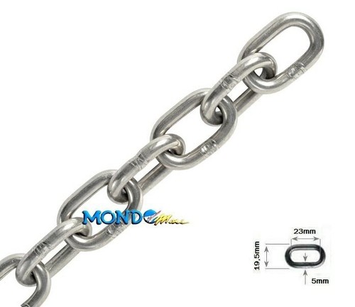 Catena inox filo - catena, Ø5mm