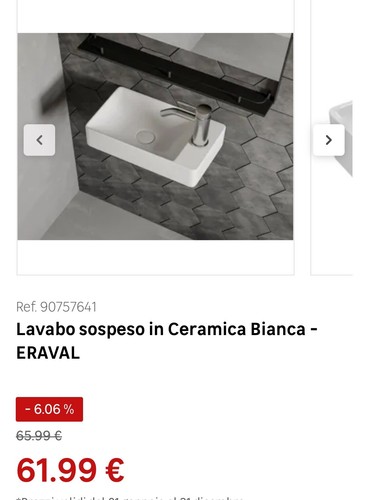 Lavabo sospeso piccolo - lavabo,