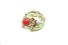 ANELLO IN ARGENTO BAGNATO ORO