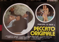 3 fotobuste PECCATO ORIGINALE Philipe Le Roy Elisabetta Virgili Luciano Crovato