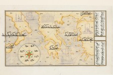 Mappa incorniciata in stile