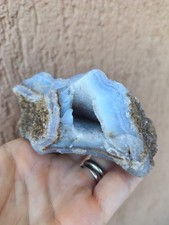 Minerali *** RARA AGATA CALCEDONIO BLUE LACE AGATA PIZZO BLU