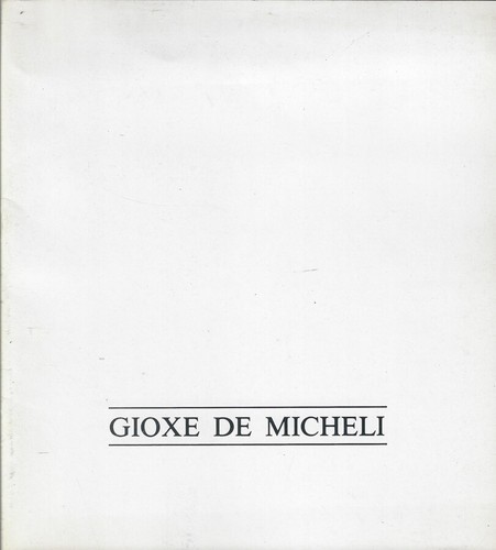Gioxe micheli aa - de, aa.vv