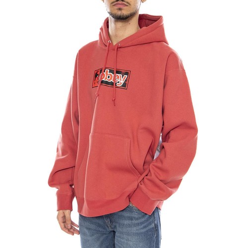 Obey half icon fleece mineral - half,